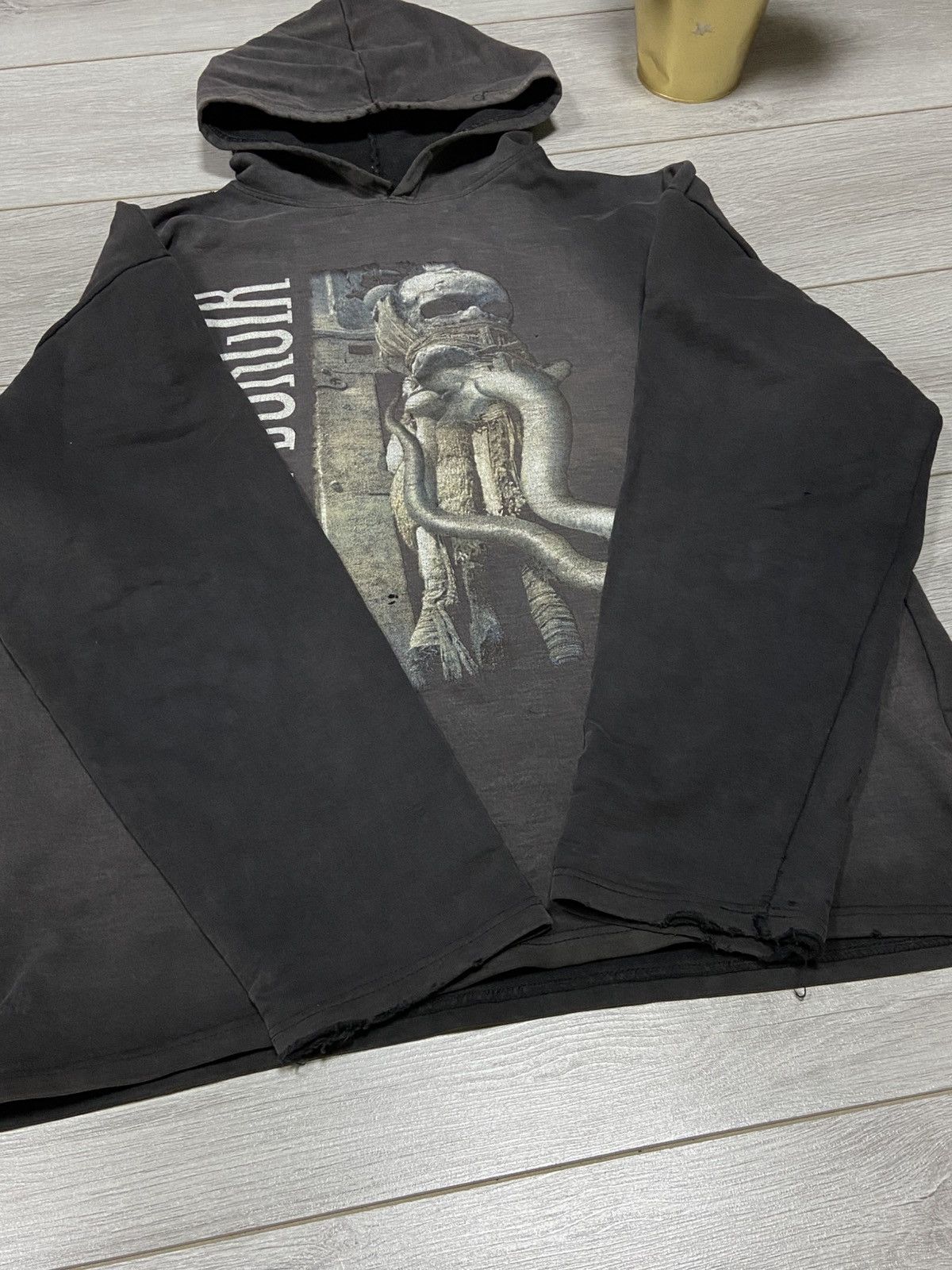 Band Tees Vintage Dimmu Borgit distressed faded hoodie Size US L / EU 52-54 / 3 - 8 Thumbnail