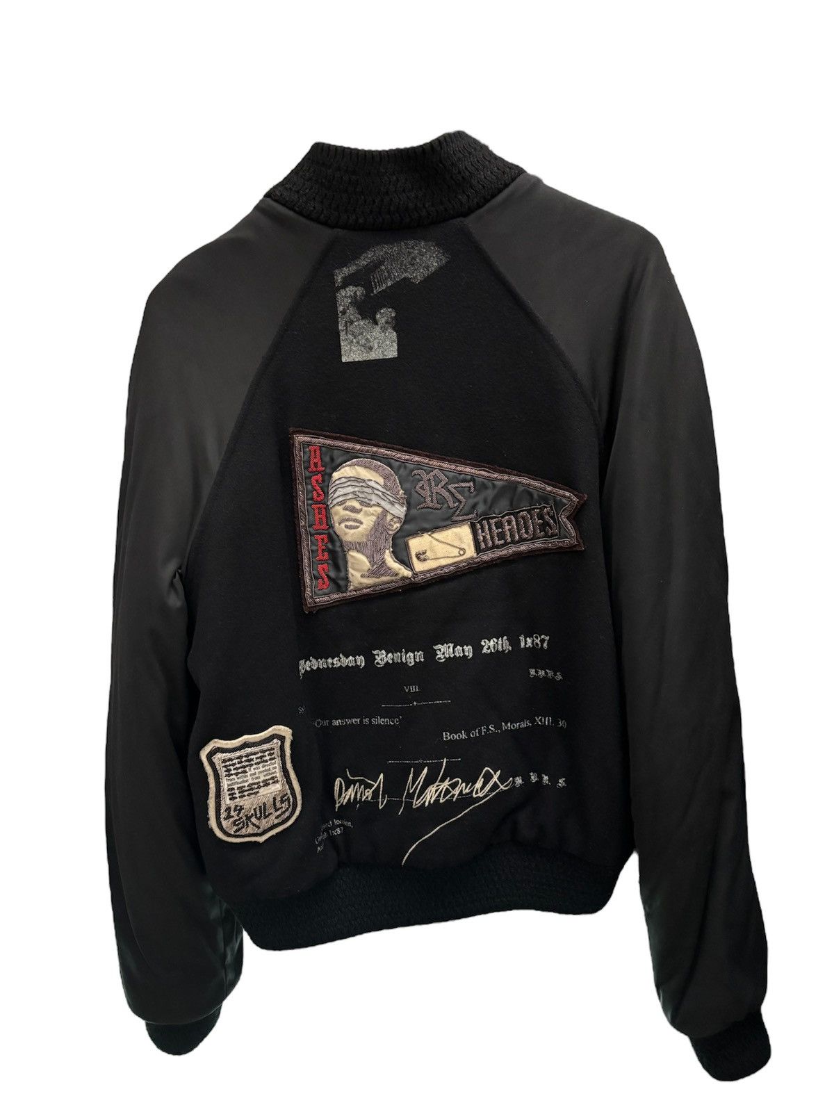 Military × Vintage Z104 Fostex MA-1 Bomber JACKET RAF SIMONS