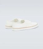 Saint Laurent Paris o1y0325 Low-Top Sneakers in White Size US 7 / EU 40 - 3 Thumbnail