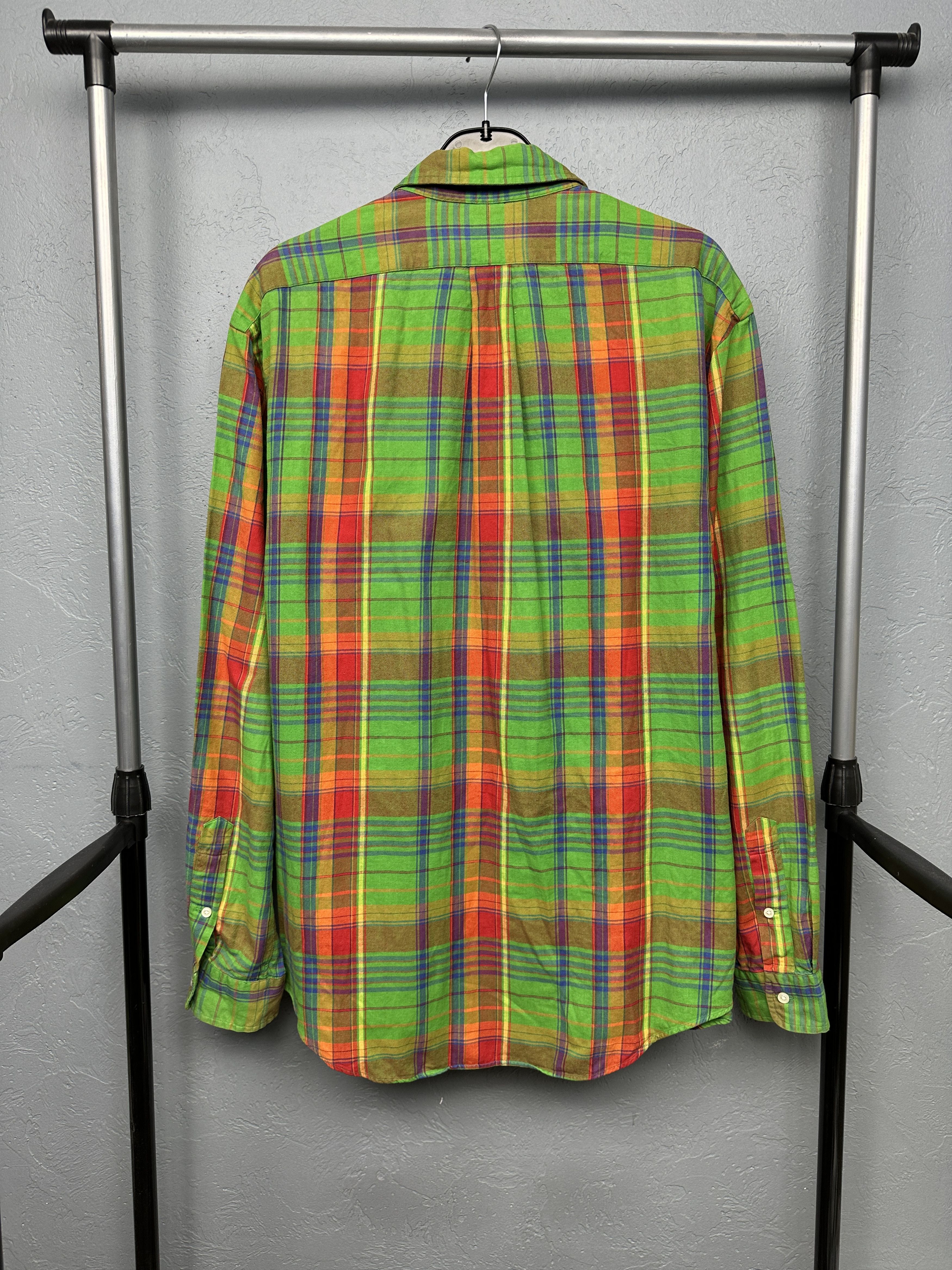 Polo Ralph Lauren Polo Ralph Lauren Mens Flannel Plaid Shirt Size US XL / EU 56 / 4 - 6 Thumbnail