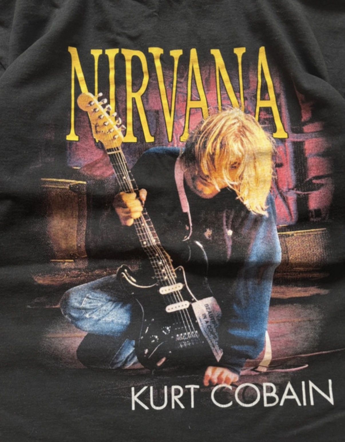 Vintage Vintage Kurt Cobain T-shirt Size US L / EU 52-54 / 3 - 3 Thumbnail
