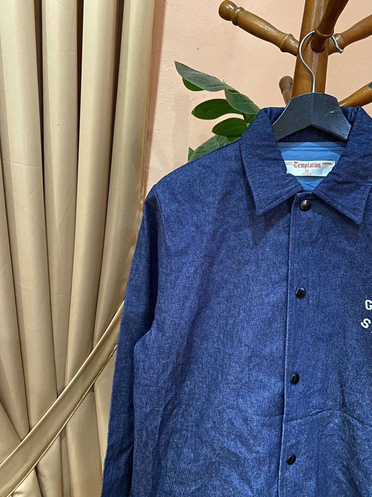 Japanese Brand Vintage Temptation Golden State Denim Jacket Size US M / EU 48-50 / 2 - 8 Thumbnail