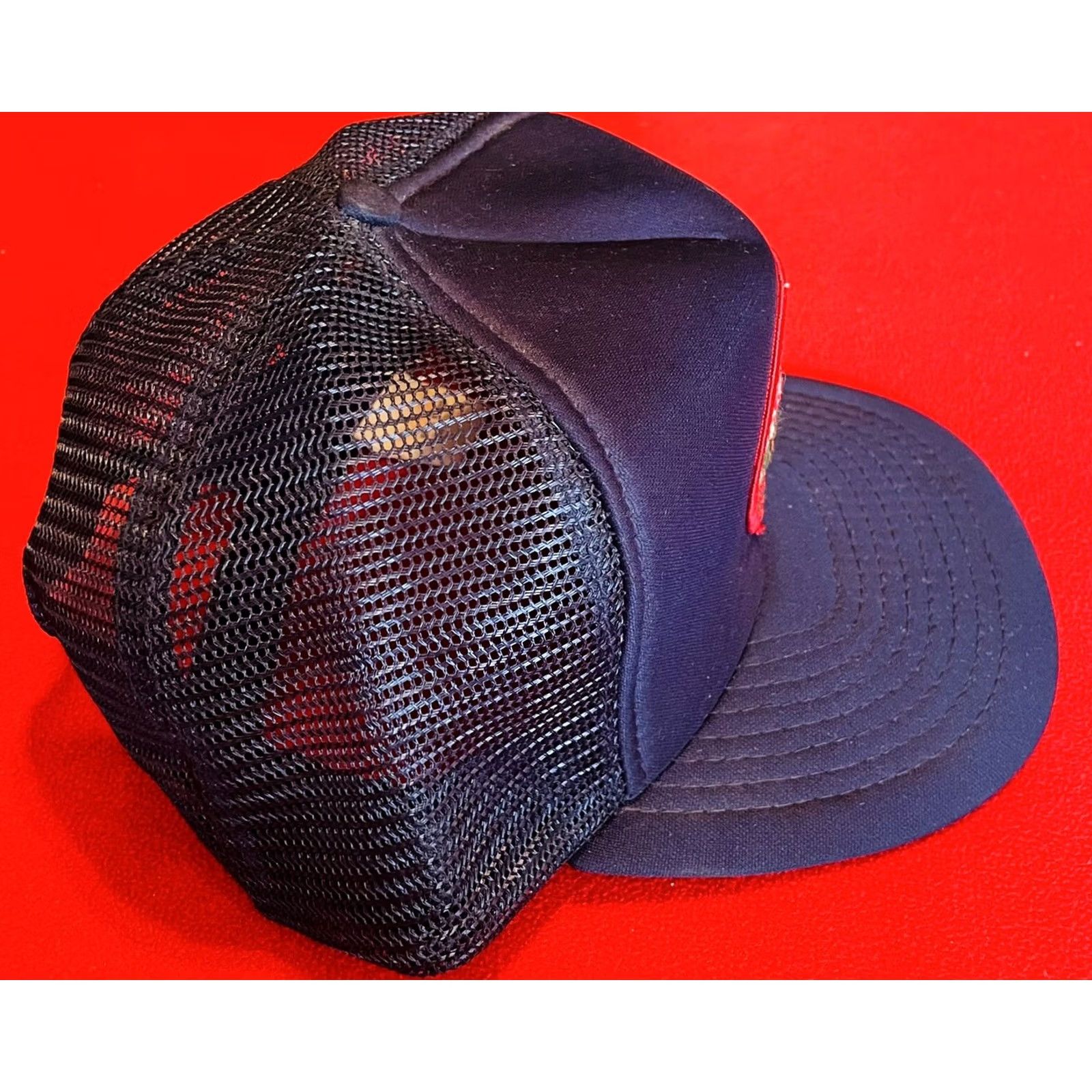 Vintage VINTAGE Snap-Back Men Baseball Cap Adjustable Blue Homestead Days 1986 Pow Wow Logo Cap Mens Size ONE SIZE - 4 Thumbnail
