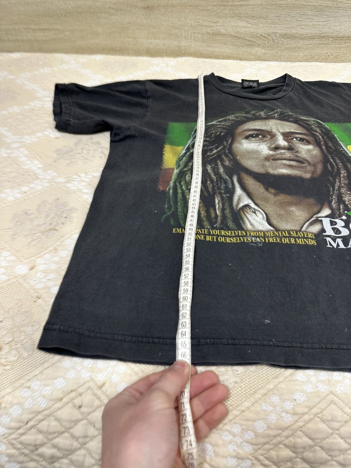 Bob Marley 🔥 BOB MARLEY Vintage 2000s Double Sided Jamaica T Shirt Size US L / EU 52-54 / 3 - 12 Thumbnail