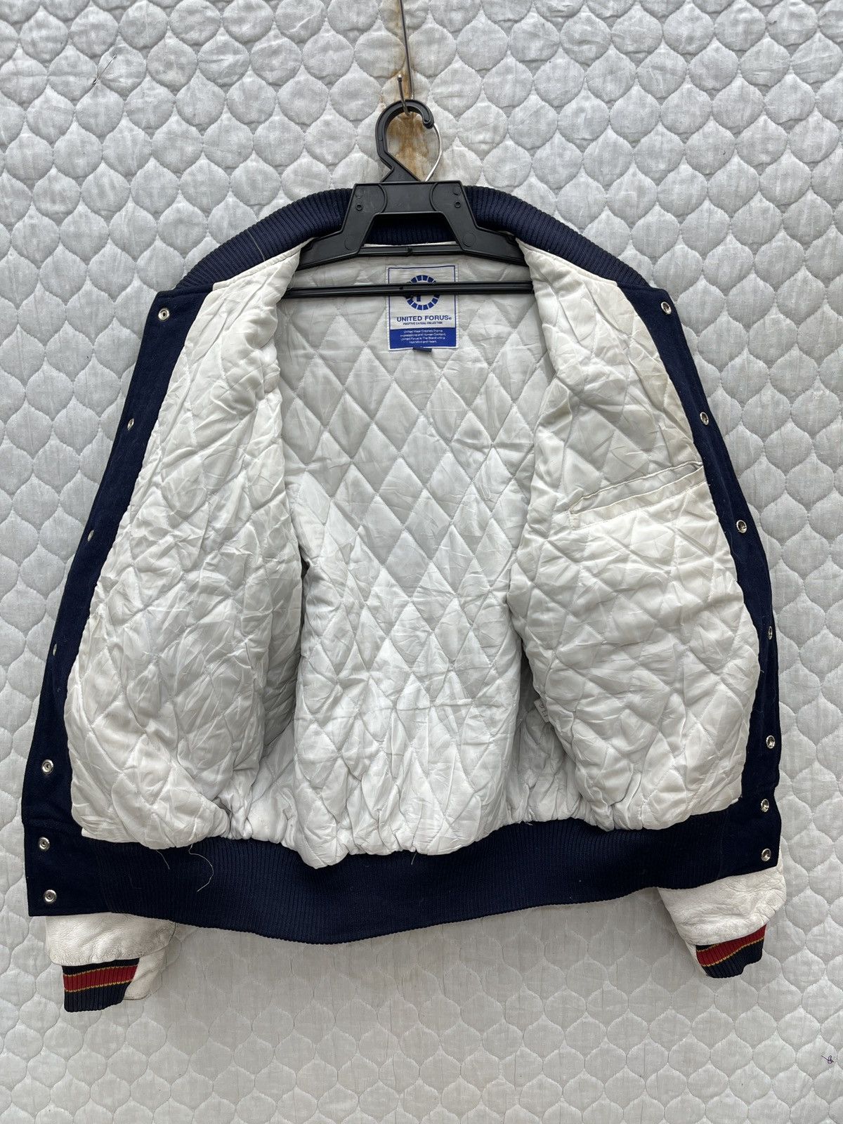 Japanese Brand 🔥🔥🔥ARCHIVE UNITED FORUS MEAN FIGHTERS VARSITY JACKET Size US M / EU 48-50 / 2 - 7 Thumbnail