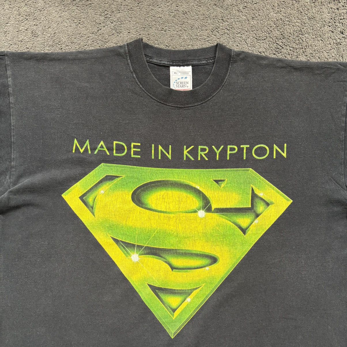 Other 90s Superman Made In Krypton T-Shirt DC Comics Screen Stars Size US XL / EU 56 / 4 - 2 Thumbnail