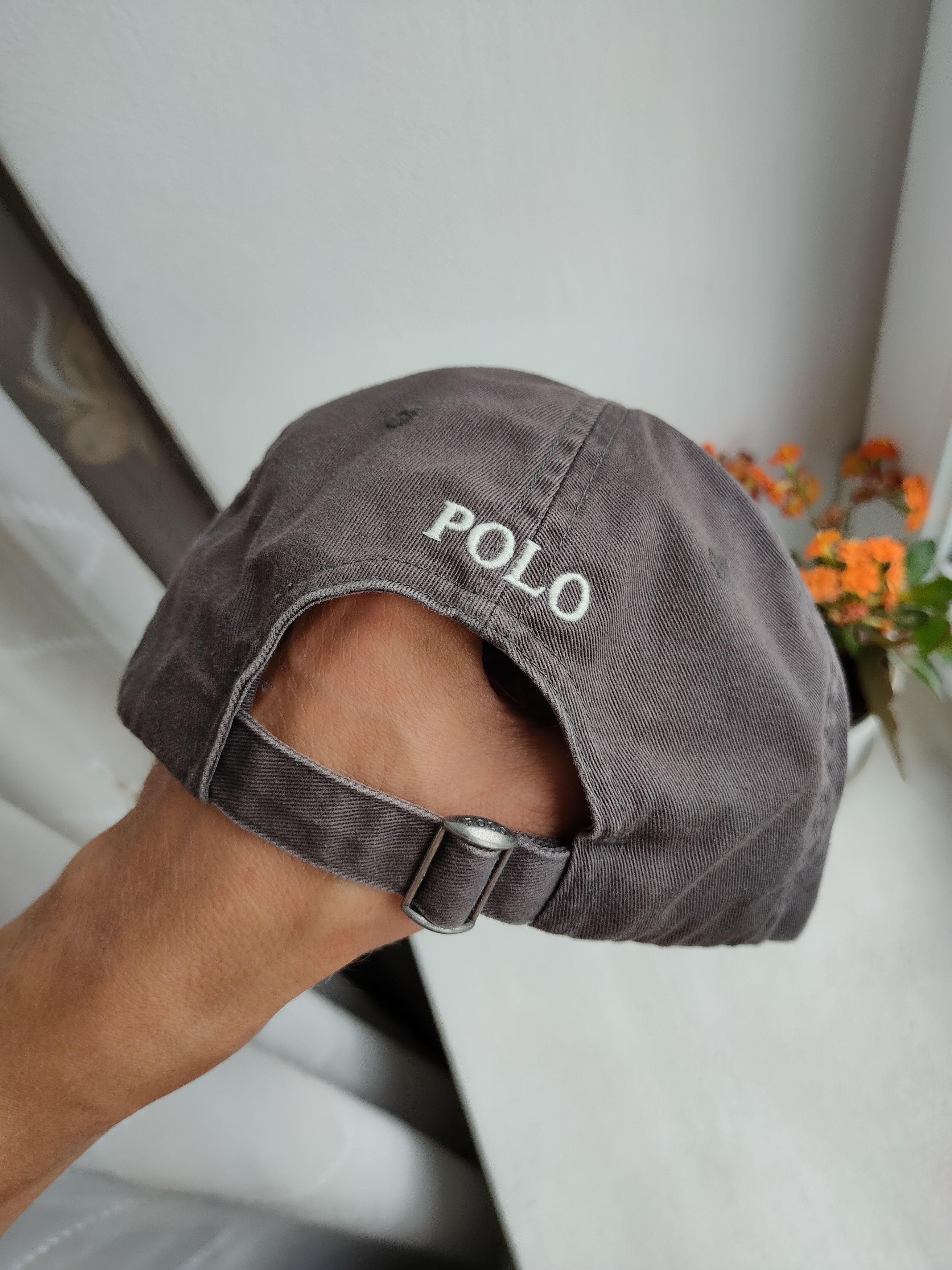 Polo Ralph Lauren Polo Ralph Lauren Gray Cap RL Polo Cap Size ONE SIZE - 6 Thumbnail