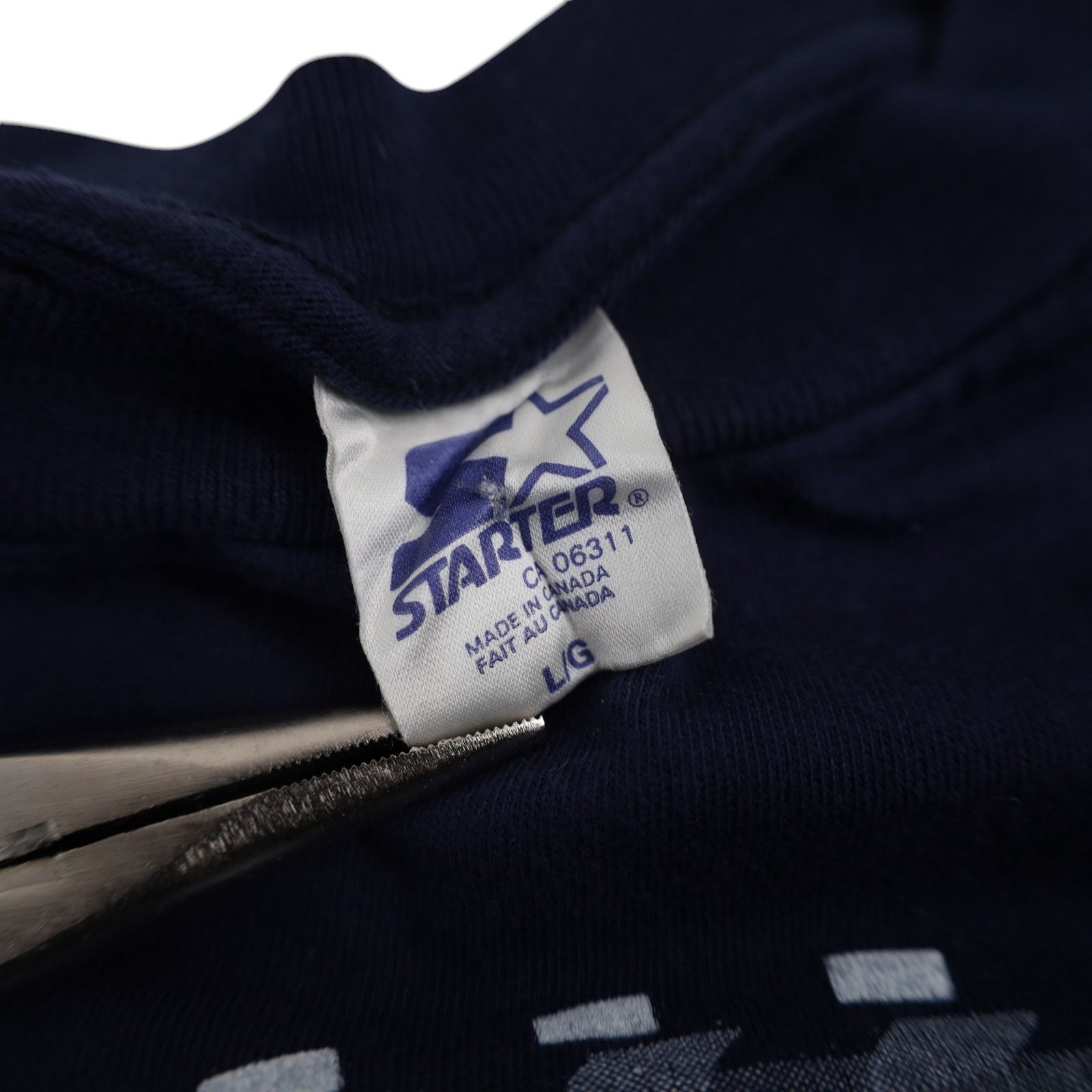 NFL × Starter × Vintage VTG 90s Starter Dallas Cowboys Big Spellout Graphic T Shirt Size US M / EU 48-50 / 2 - 6 Thumbnail