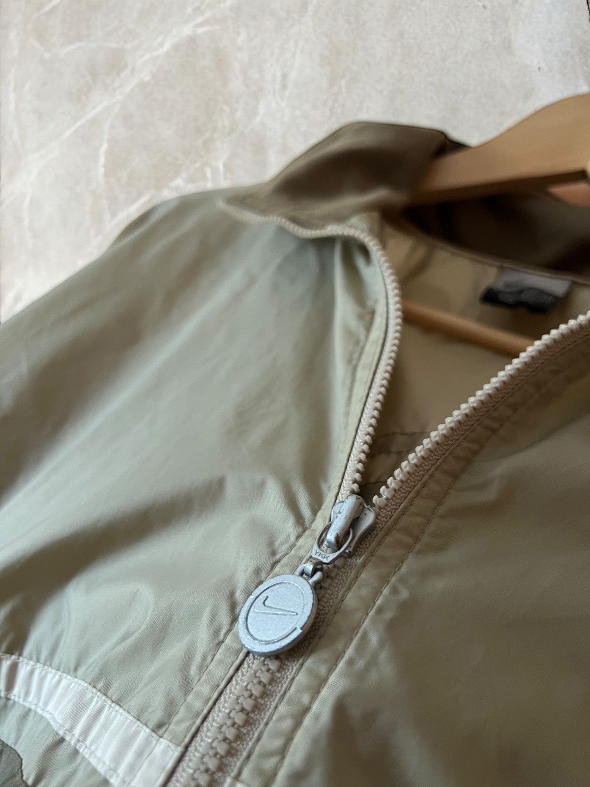 Nike × Vintage NIKE NYLON VINTAGE TRACK JACKET SWOOSH 90s BOMBER LOGO y2k Size US XL / EU 56 / 4 - 11 Thumbnail
