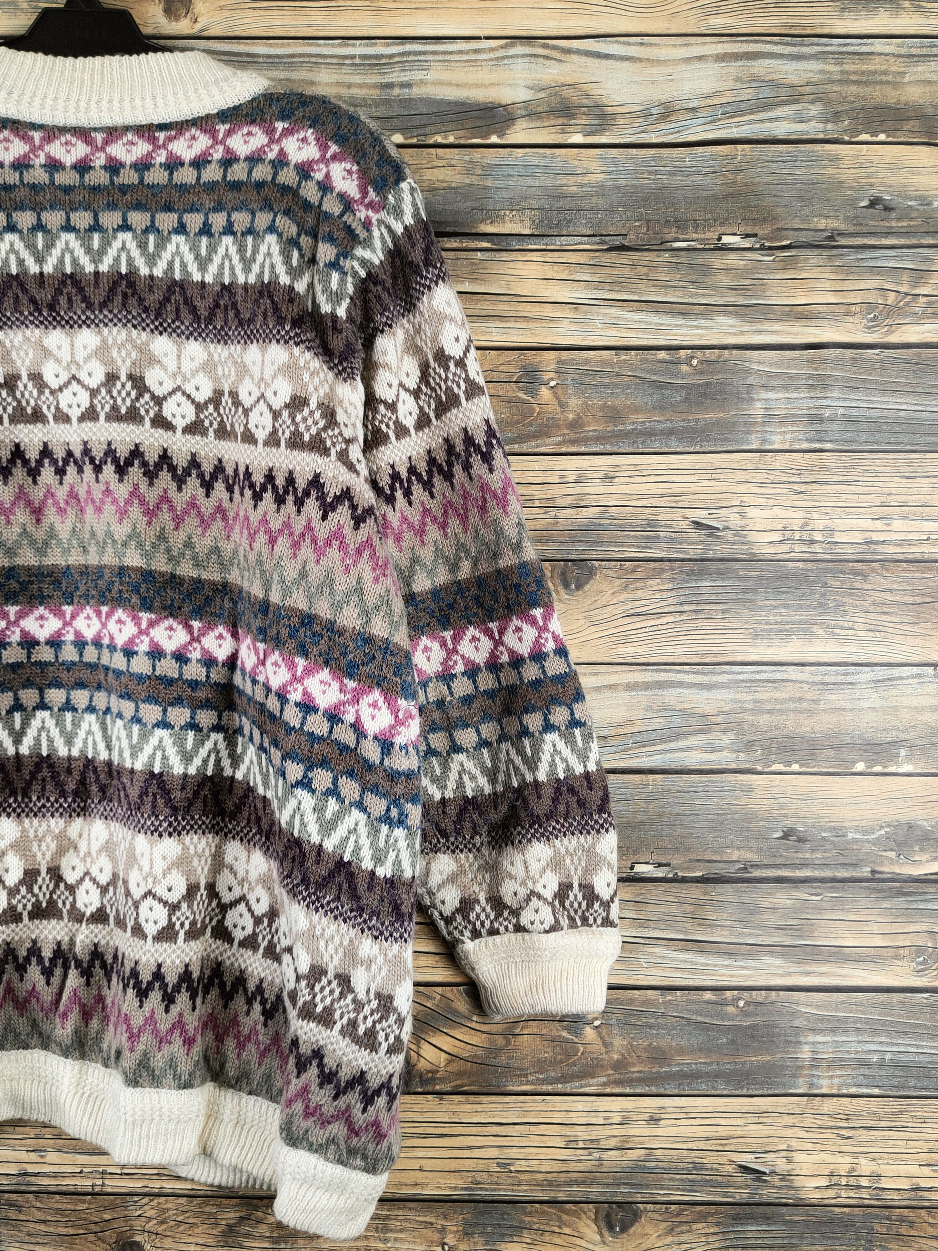 Japanese Brand DL Japanese Brand Cream Knitwear Sweaters #46-377 Size L / US 10 / IT 46 - 9 Thumbnail
