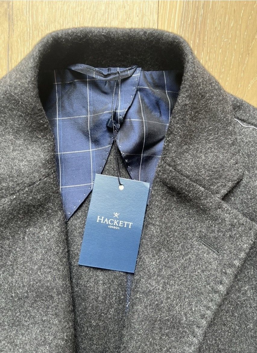 Hackett Hackett London Men’s Wool Cashmere Coat NWT Size US M / EU 48-50 / 2 - 6 Thumbnail
