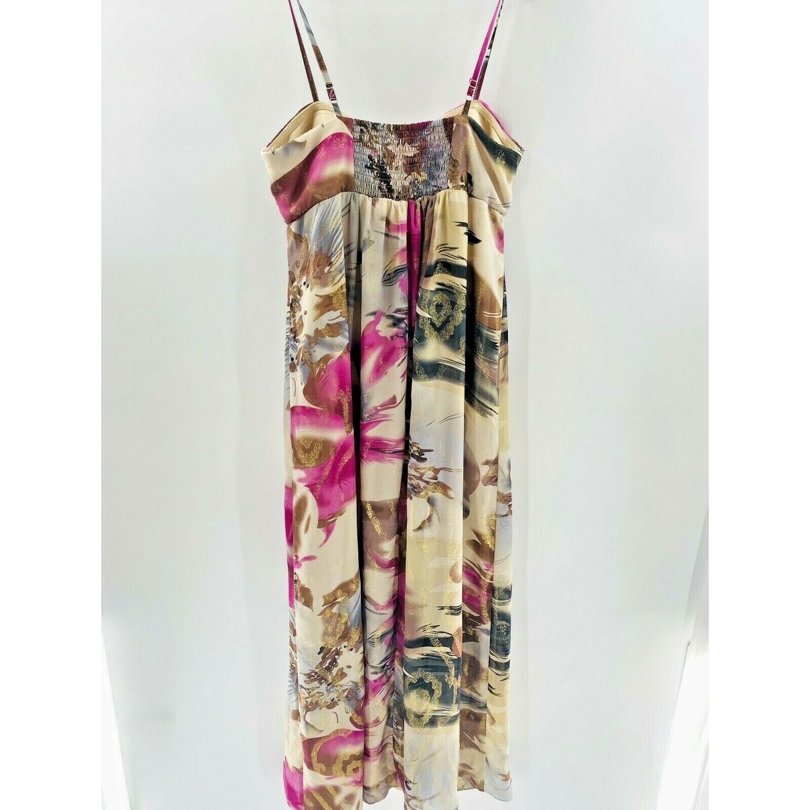 Other Robbie Bee Evening Maxi Dress size 10 Bra Shelf Floral Size L / US 10 / IT 46 - 11 Thumbnail