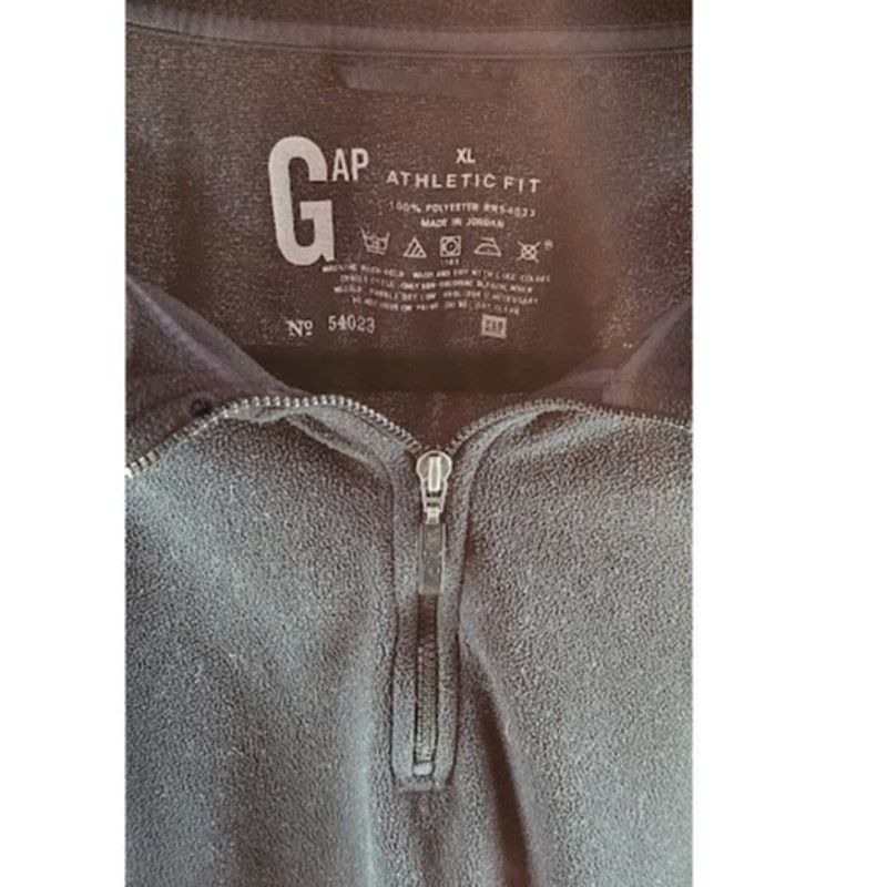 Gap GAP Athletic Fit Black Half Zip Pullover Size XL Size XL / US 12-14 / IT 48-50 - 5 Thumbnail