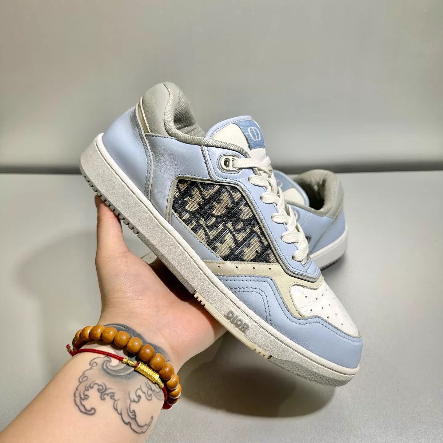 Dior Dior B27 Oblique UNC Blue Sneakers 43 Excellent Size US 10 / EU 43 - 8 Thumbnail