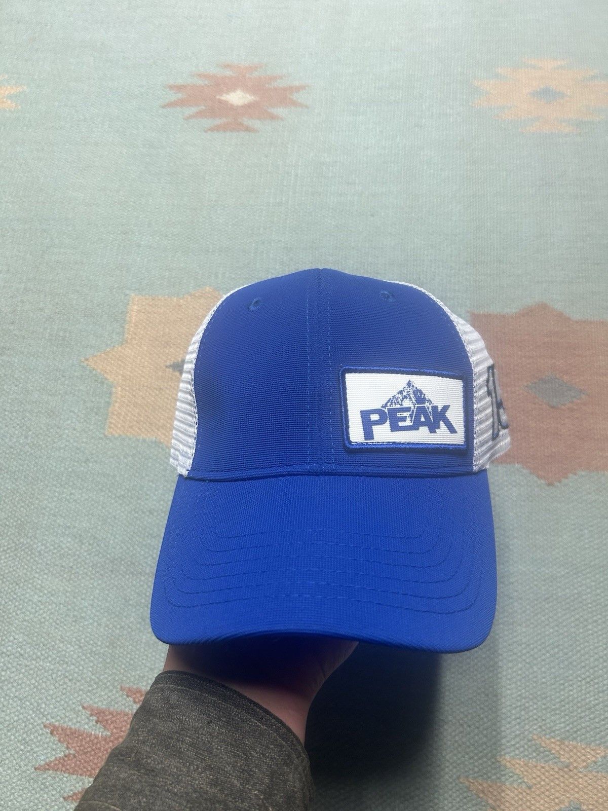 Vintage Clint Bowyer Strapback hat nascar racing peak oil patch blue Size ONE SIZE - 2 Thumbnail