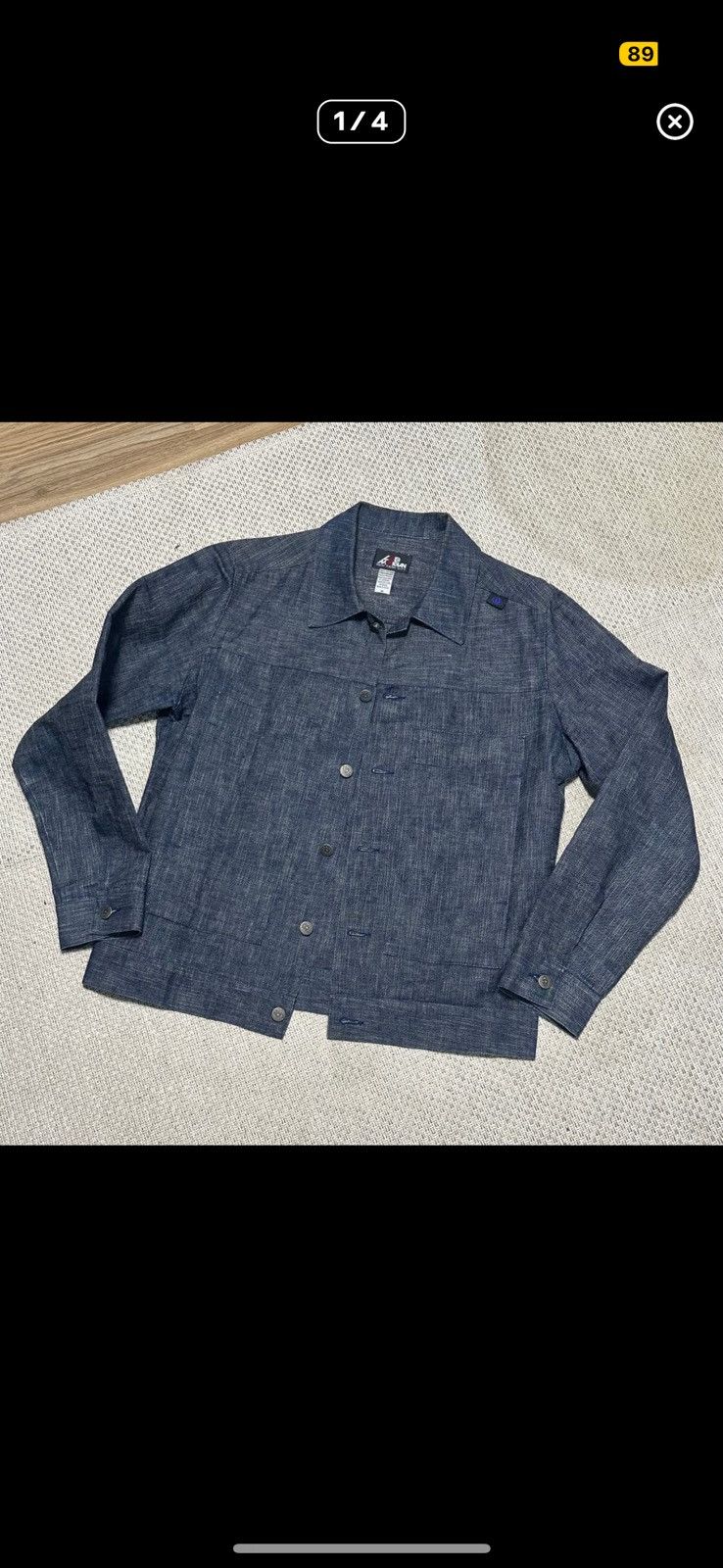 Lad Musician 90-00s lad musician shrunk denim jacket Size US M / EU 48-50 / 2 - 1 Thumbnail