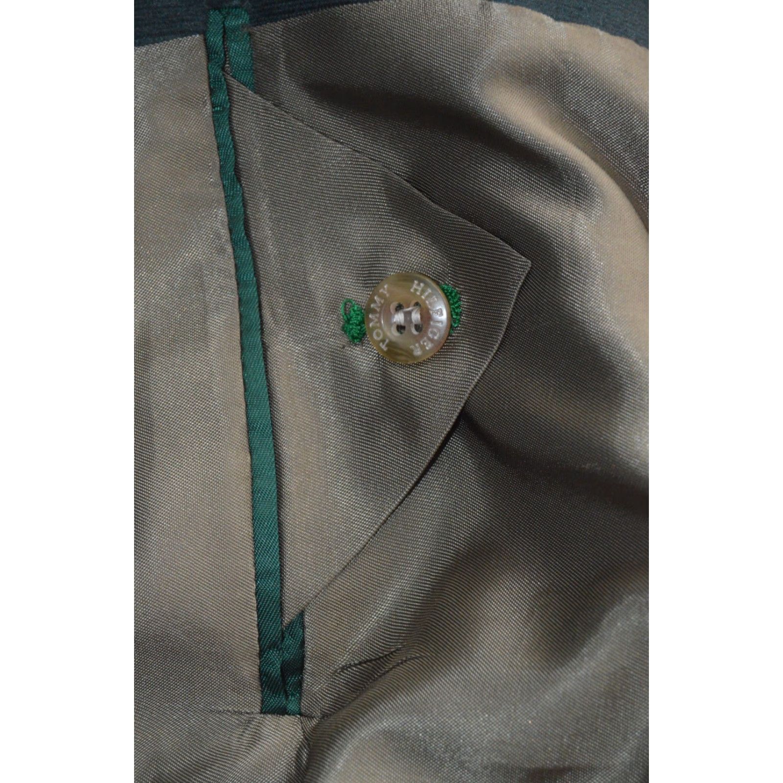Tommy Hilfiger Tommy Hilfiger Vintage Designer Jacket Corduroy Made in USA Men's Green 40R Size US XXS / EU 40 - 6 Thumbnail