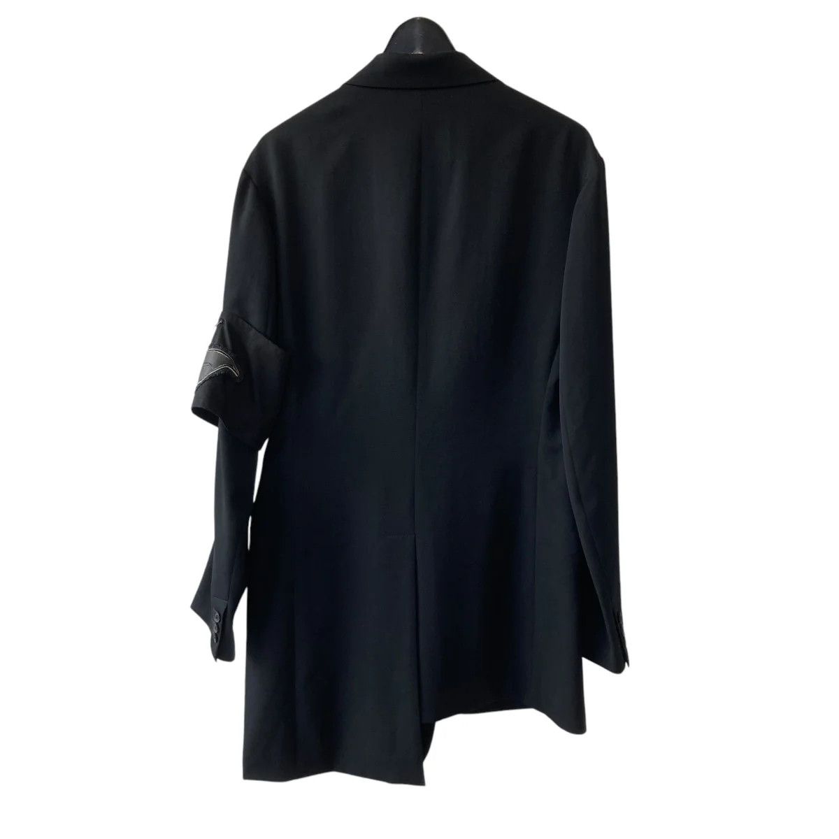 Yohji Yamamoto Yohji Yamamoto pour homme 20AW Unbalanced Jacket with Patch Size US M / EU 48-50 / 2 - 2 Thumbnail