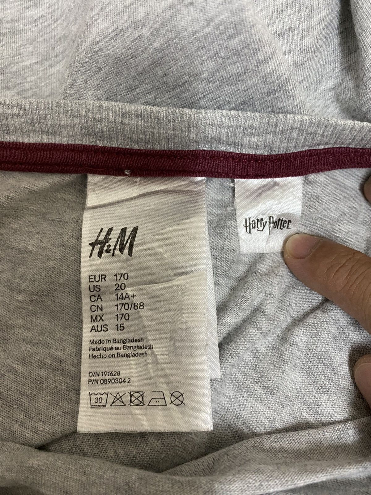 H&M Harry Potter x H&M Tshirt Long Sleeve Crewneck Size US S / EU 44-46 / 1 - 6 Thumbnail