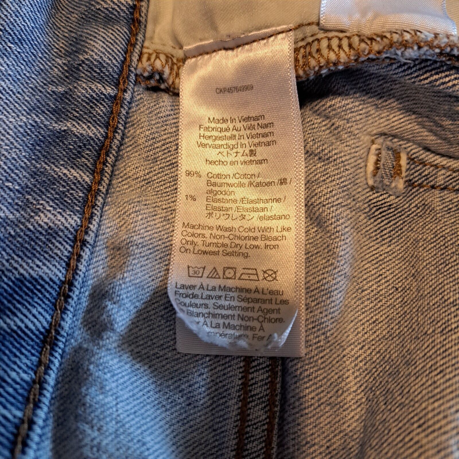 Madewell Madewell MidRise Perfect Vintage Jeans Womens Sz 25 Repaired Size 25" / US 0 / IT 36 - 7 Thumbnail