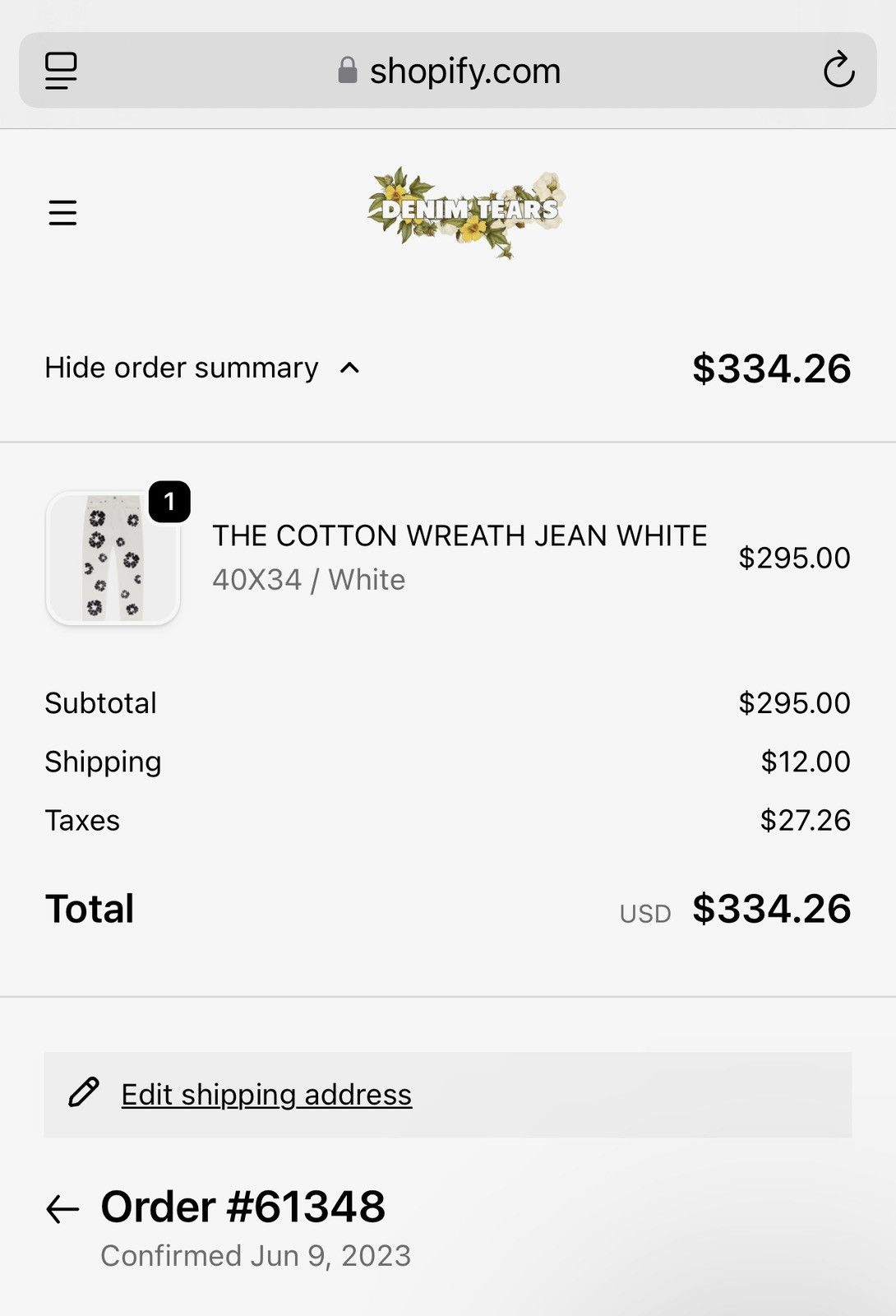 DENIM TEARS White denim tears cotton wreath jeans Size US 40 / EU 56 - 12 Thumbnail