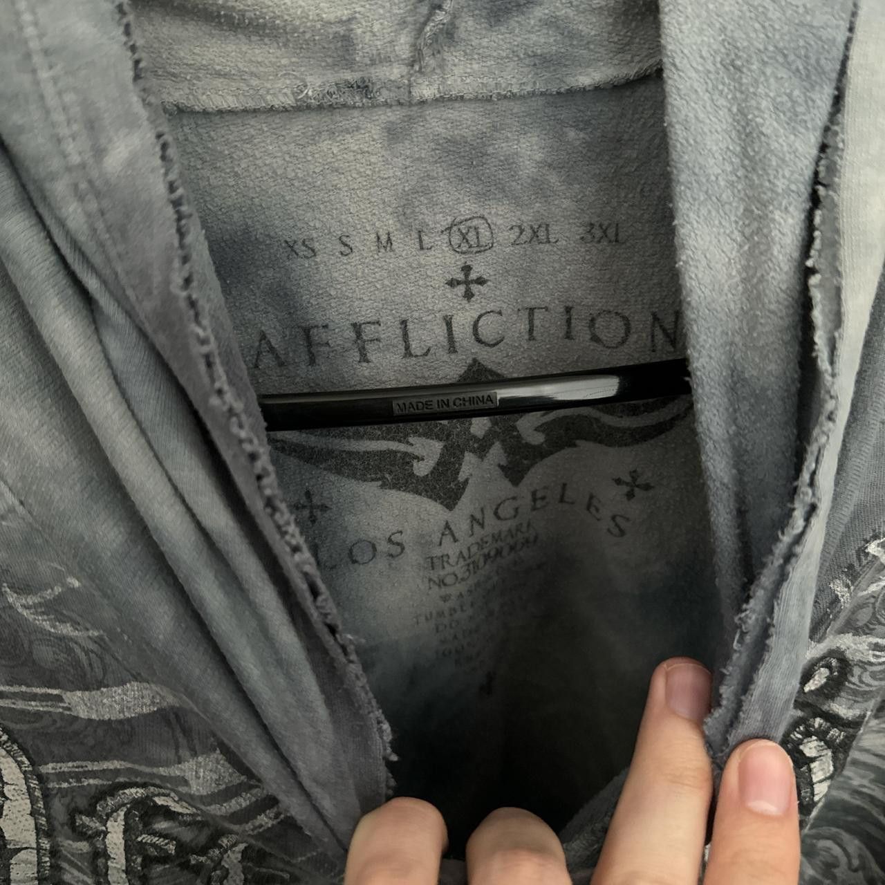 Affliction vintage grail pullover hoodie