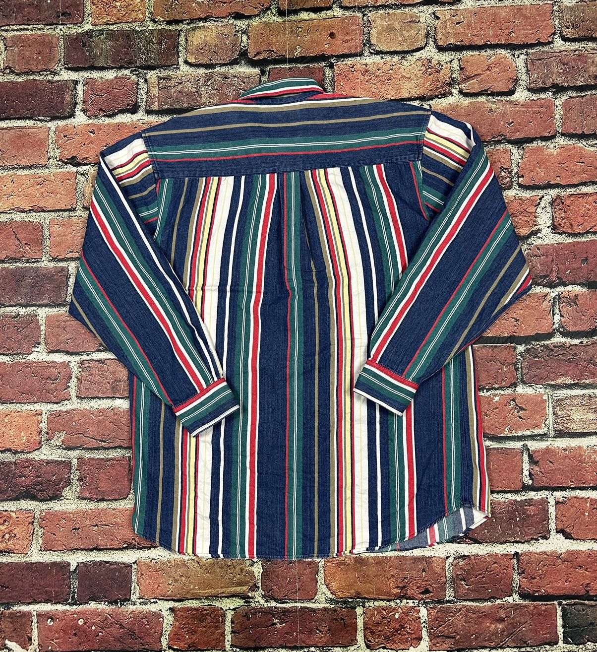 John Ashford × Vintage Vintage John Ashford Sport Shirt Long Sleeve Button Down 90s Size US L / EU 52-54 / 3 - 3 Thumbnail