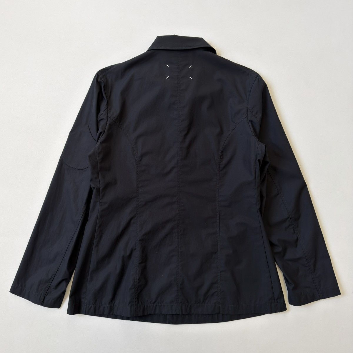 Maison Margiela S/S 19 Black Cotton Military Patch Over Shirt Size US M / EU 48-50 / 2 - 13 Thumbnail