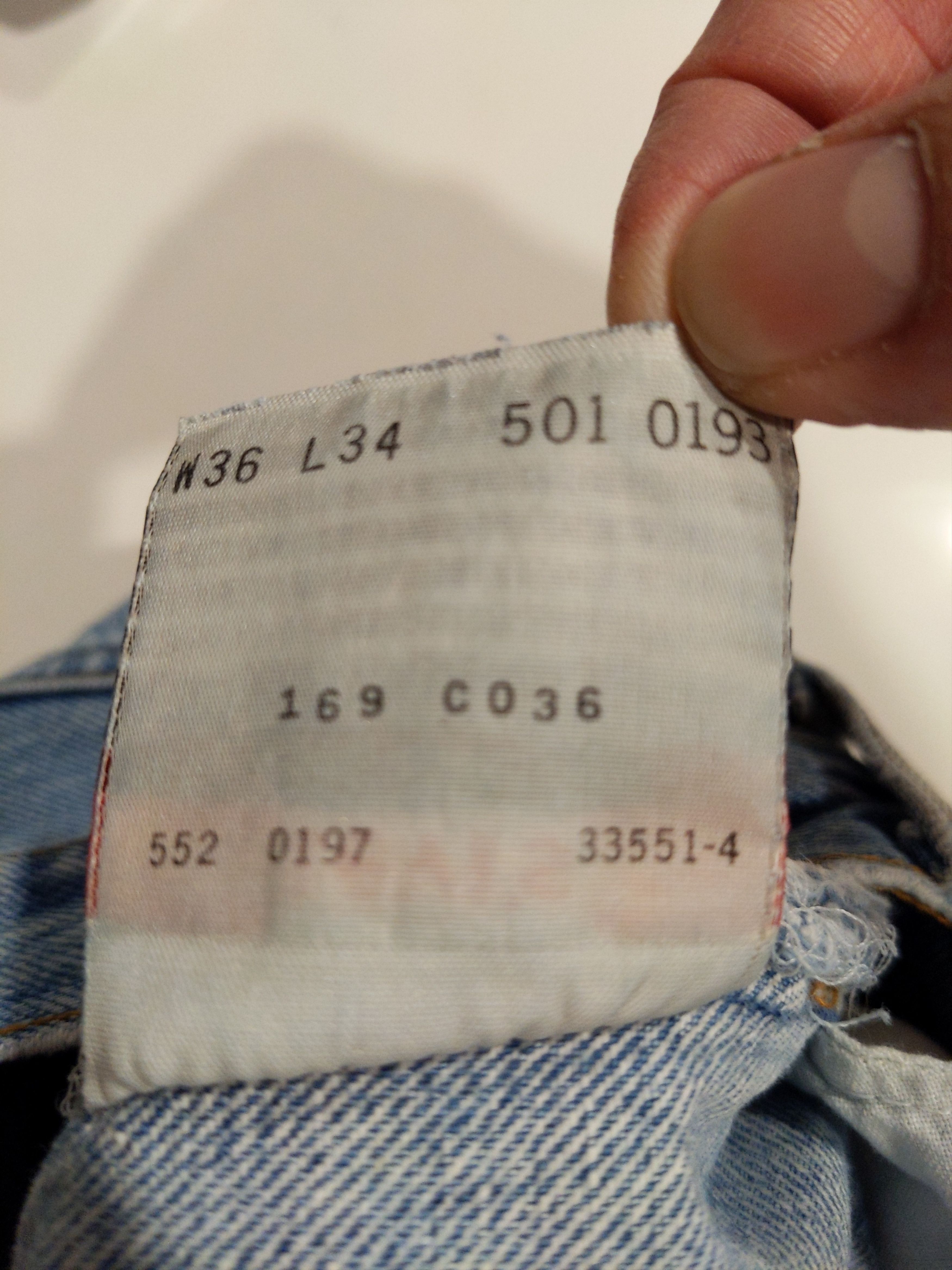 Levi's × Vintage Vintage 90s Levi's 501 Made in the USA Size US 35 - 10 Thumbnail