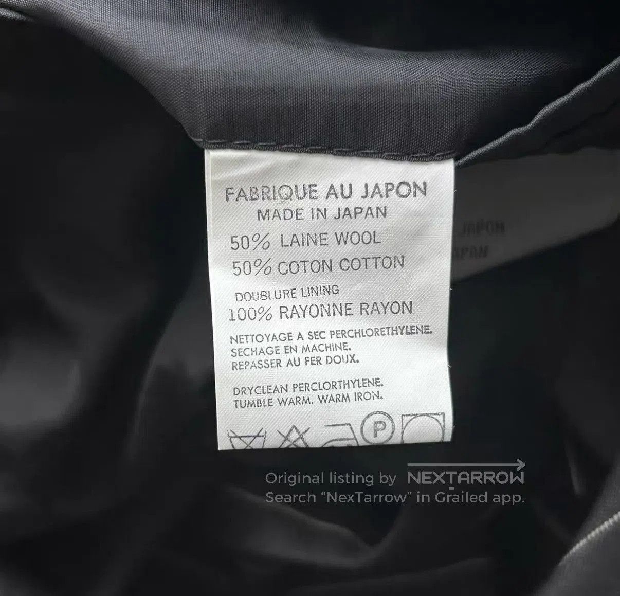 Yohji Yamamoto Black Pinstriped Double. Size US S / EU 44-46 / 1 - 7 Thumbnail