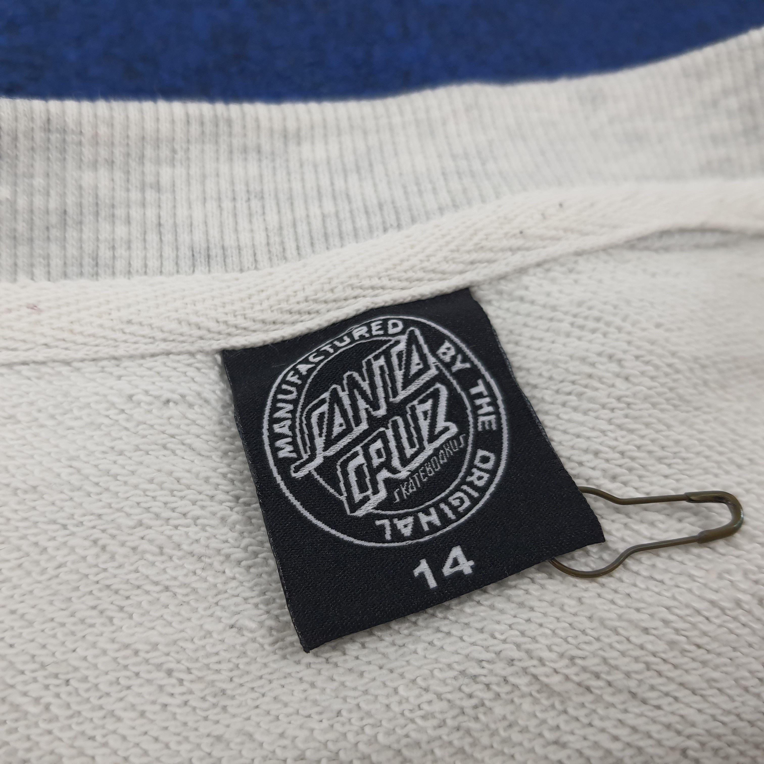 Santa Cruz Skateboards × Vintage Vintage Santa Cruz Skateboards Sweatshirt C221N15 Size US XL / EU 56 / 4 - 6 Thumbnail