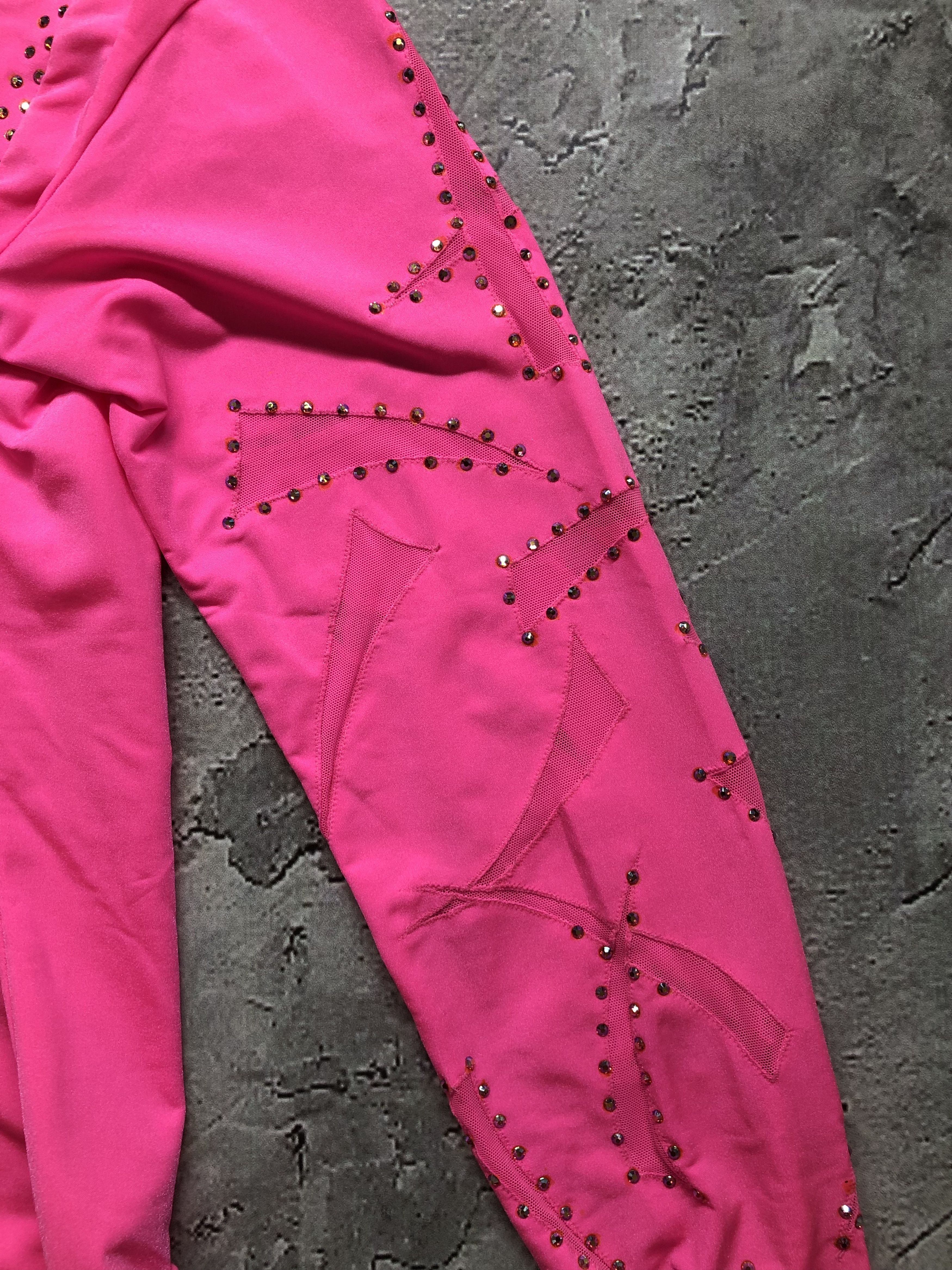 Japanese Brand Amazing Ballroom Shirt with Swarovski Stones Size US M / EU 48-50 / 2 - 5 Thumbnail