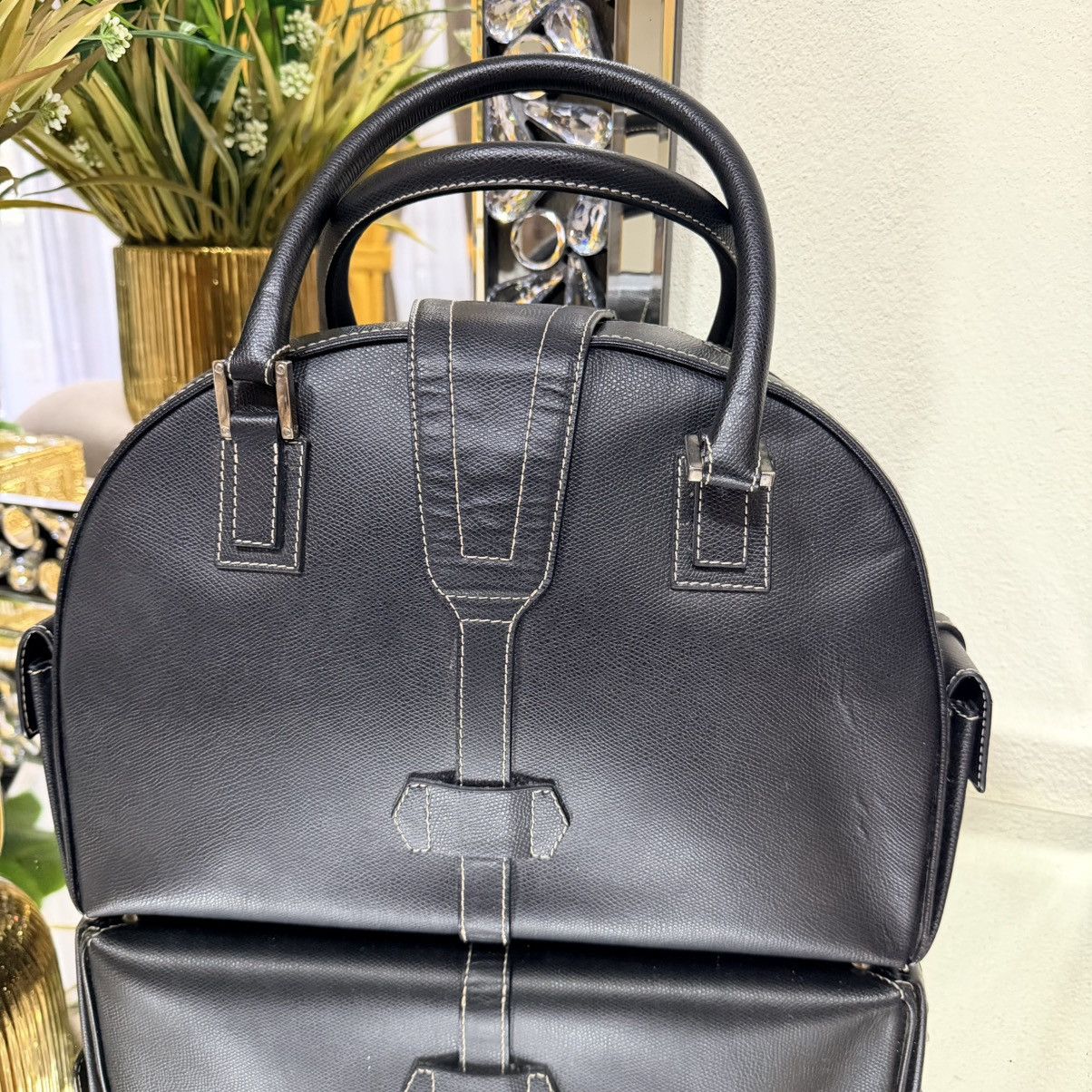 Loewe Loewe Leather Black Shoulder Handbag Size ONE SIZE - 2 Thumbnail