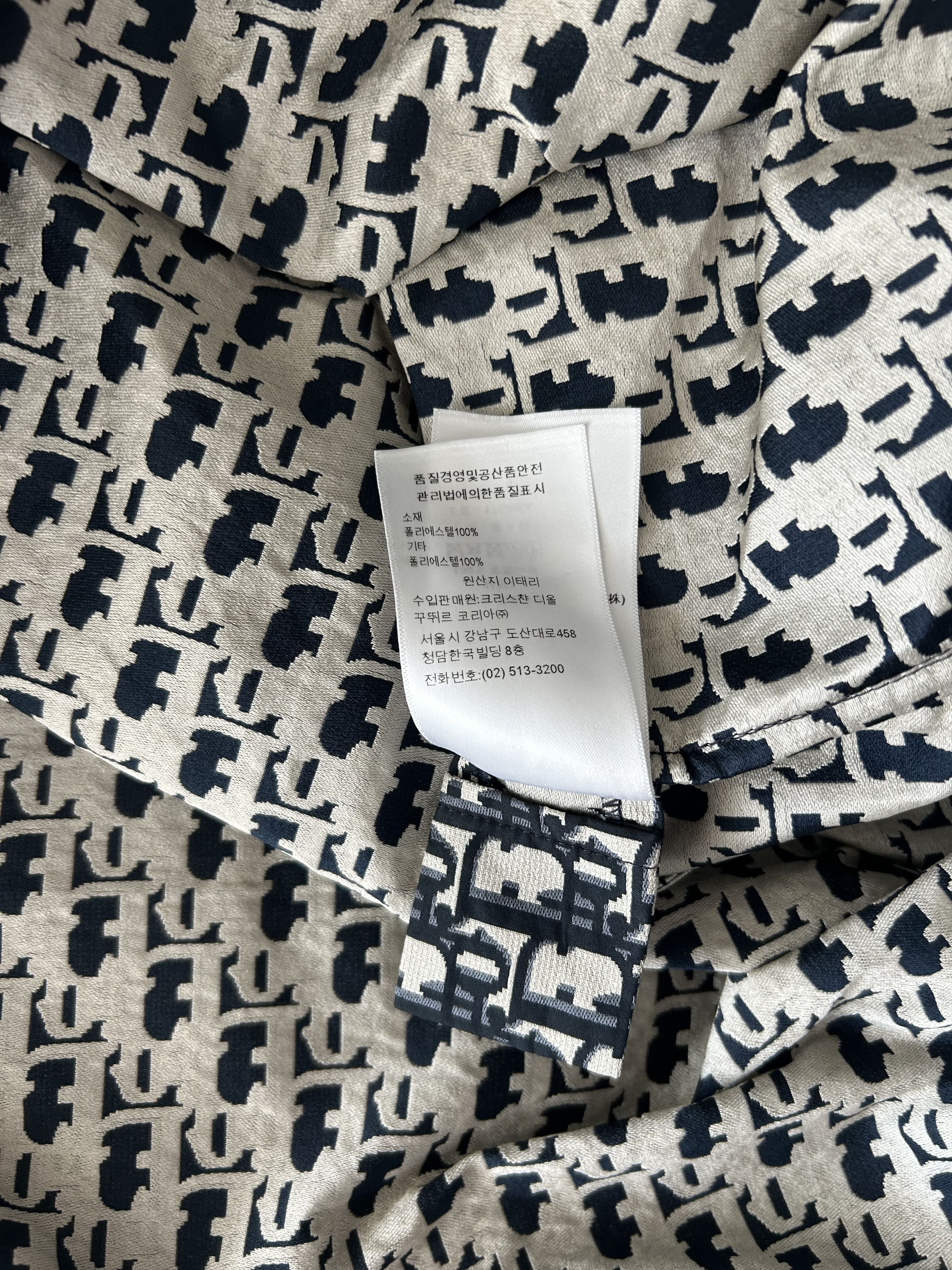 Dior Black & White Houndstooth Taffeta Oversized Women's Anorak Size L / US 10 / IT 46 - 6 Thumbnail