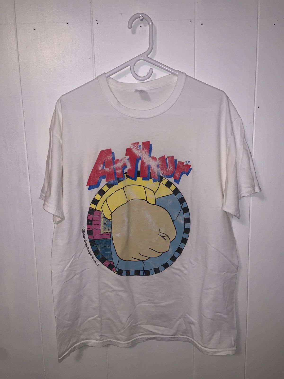 Other Vintage Arthur Meme Fist - T Shirt - 01’ Marc Brown Size US L / EU 52-54 / 3 - 5 Thumbnail
