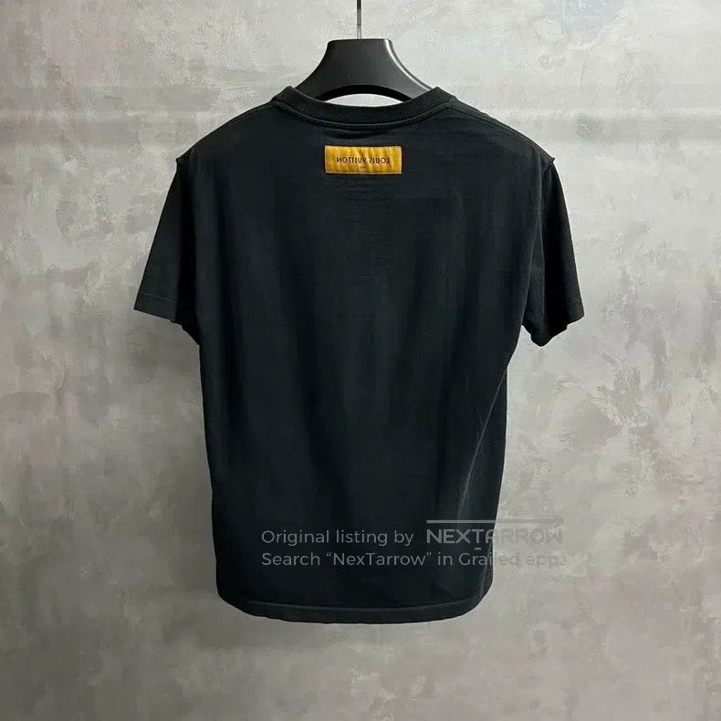 Louis Vuitton Louis Vuitton Black Logo Print Crew Neck Short Sleeve T-Sh Size US S / EU 44-46 / 1 - 5 Thumbnail