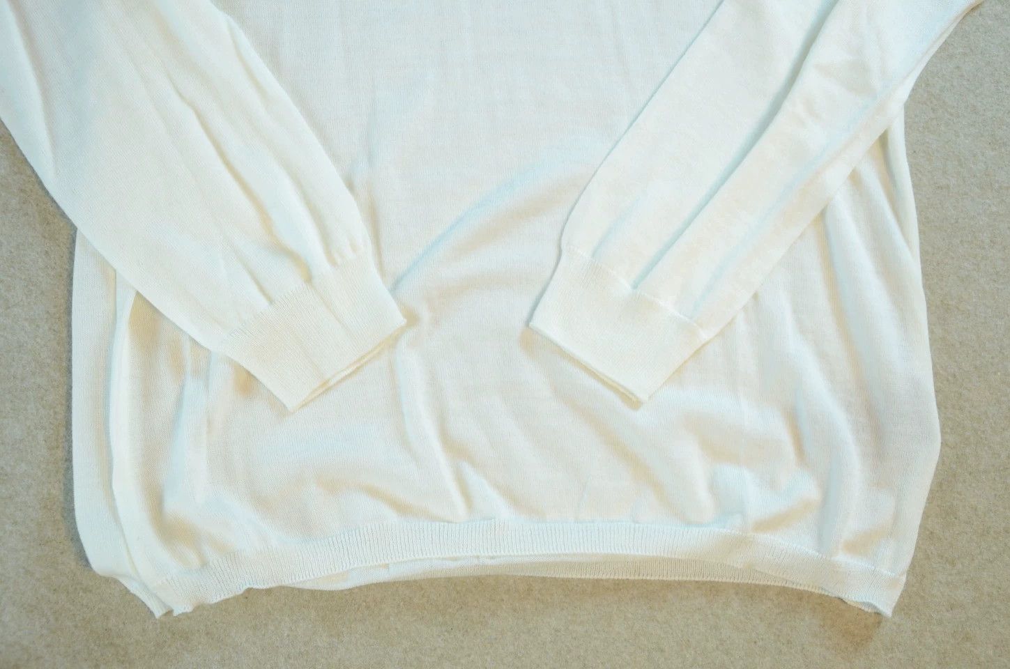Bottega Veneta BV turtleneck sweater white long 52 Size US L / EU 52-54 / 3 - 4 Thumbnail