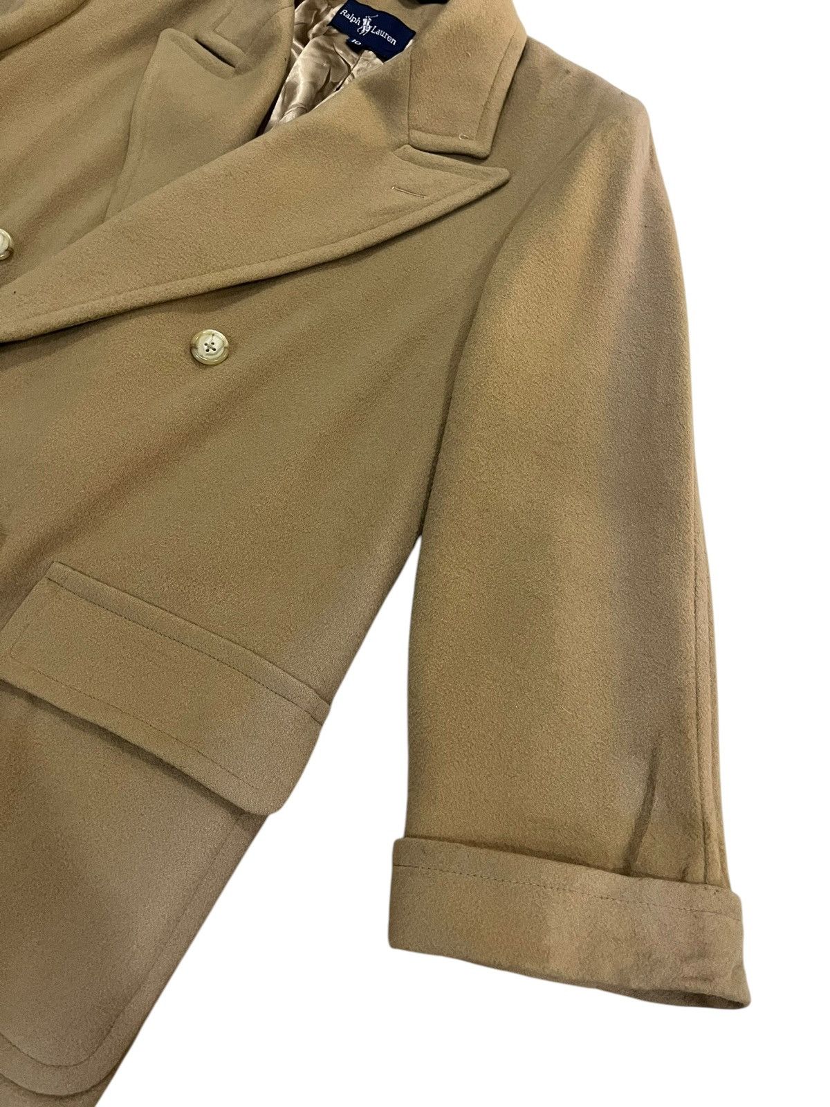 Polo Ralph Lauren VINTAGE POLO RALPH LAUREN WOOL D. BREASTED TRENCH COAT Size US L / EU 52-54 / 3 - 10 Thumbnail