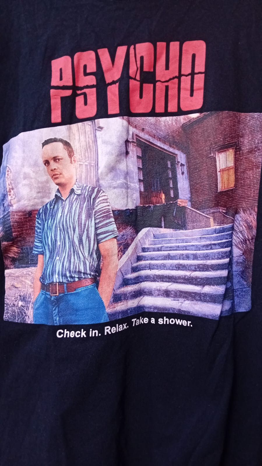 Divided Psycho x Divided Check in Relax Take a shower tee sz L/M Size L / US 10 / IT 46 - 2 Thumbnail