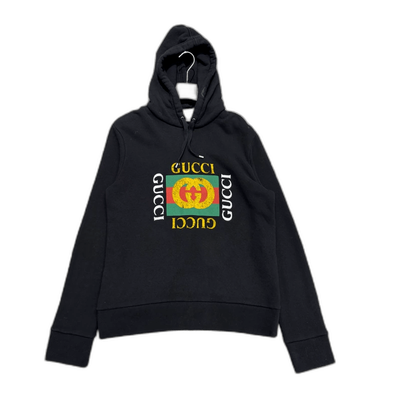 Gucci Gucci Logo Print Hoodie-2506 Size US M / EU 48-50 / 2 - 1 Thumbnail