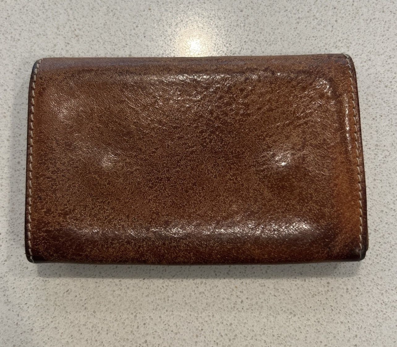 Il Bisonte Italian Leather Brown Coin, Card, Bills, Multi-Pocket Wallet Size ONE SIZE - 4 Thumbnail