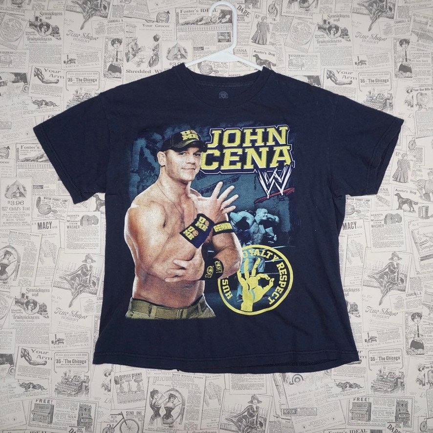 WWE XL - Vintage Y2K John Cena big logo sports WWE 2000s t-shirt Size US XL / EU 56 / 4 - 1 Thumbnail