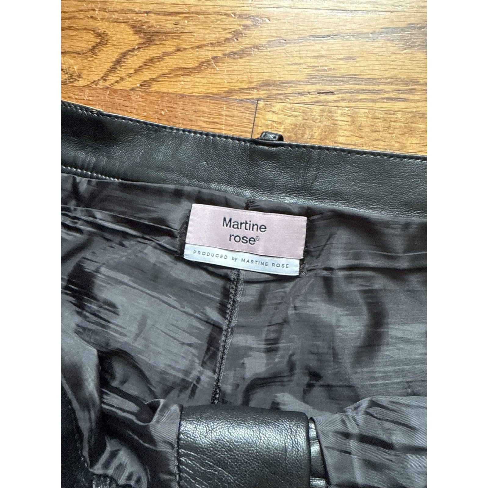 Martine Rose MARTINE ROSE Straight cut PANTS size XL black Size US 40 / EU 56 - 7 Thumbnail