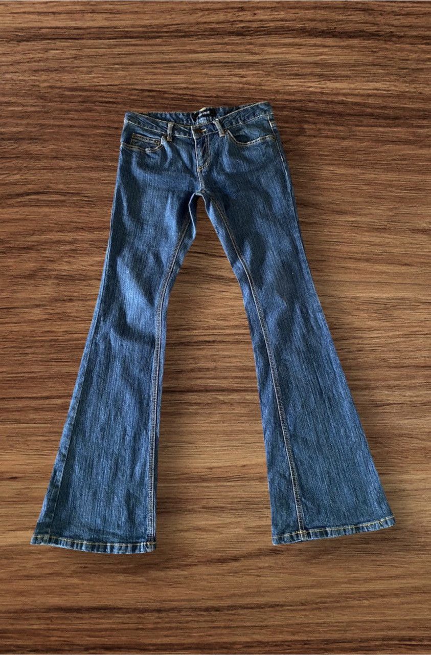 Hysteric Glamour Japanese Brand FAZBEE Super Flare Style Denim Size US 29 - 2 Thumbnail