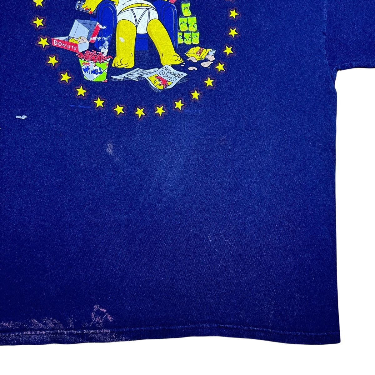 The Simpsons 2000s The Simpsons Homer Simpson American Idle Fox T-Shirt Size US XL / EU 56 / 4 - 8 Thumbnail