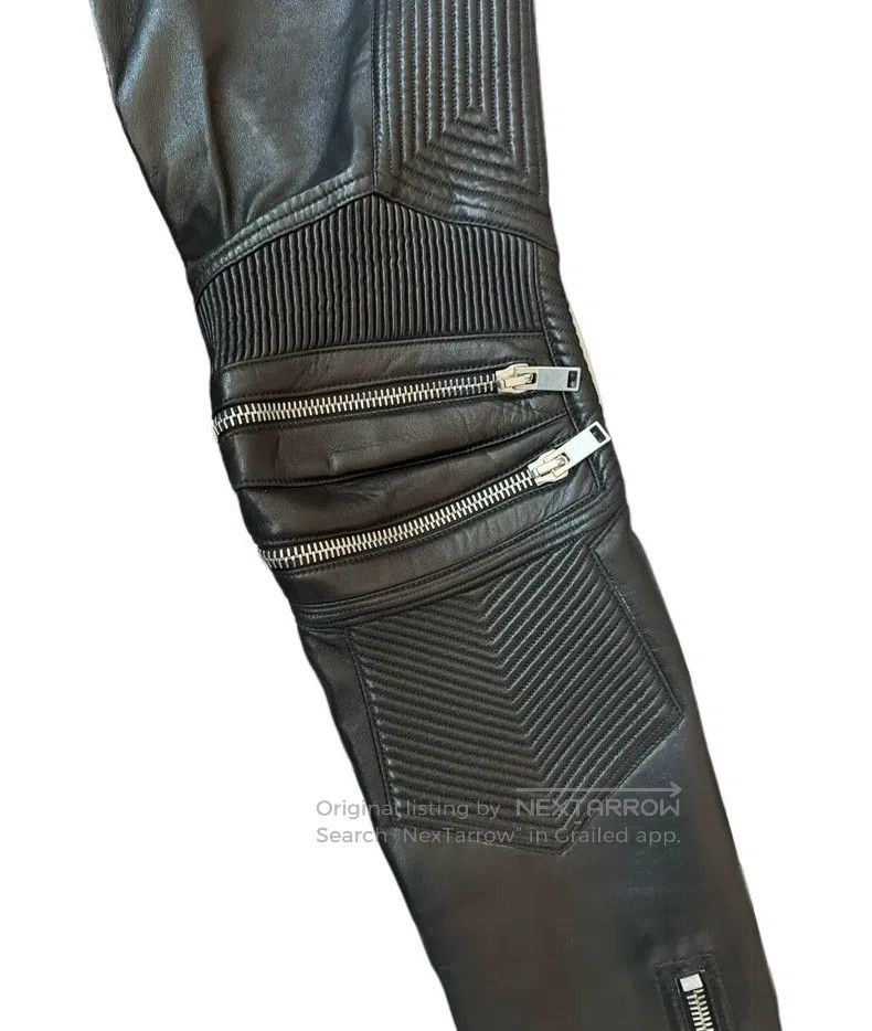 Saint Laurent Paris Saint Laurent Paris Darth Vader Style Multi-Zip Moto Leath Size US 40 / EU 56 - 4 Thumbnail