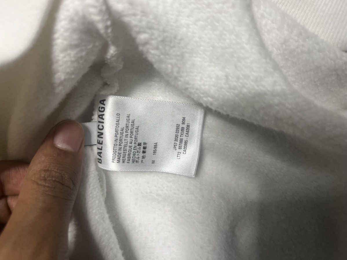 Balenciaga *THROW OFFERS* WHITE BALENCIAGA VENEZIA PULLOVER RARE HOODIE Size US M / EU 48-50 / 2 - 8 Thumbnail
