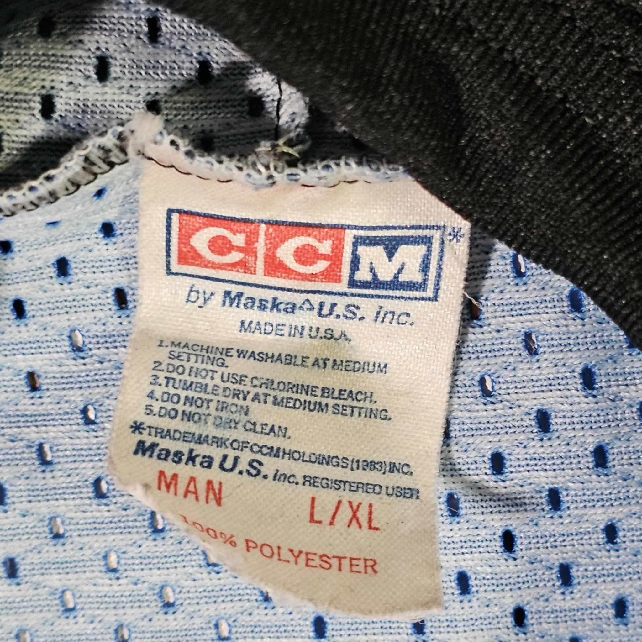 Ccm × Vintage New York Rangers Vintage 90s AoP CCM Hockey Jersey Size US L / EU 52-54 / 3 - 4 Thumbnail
