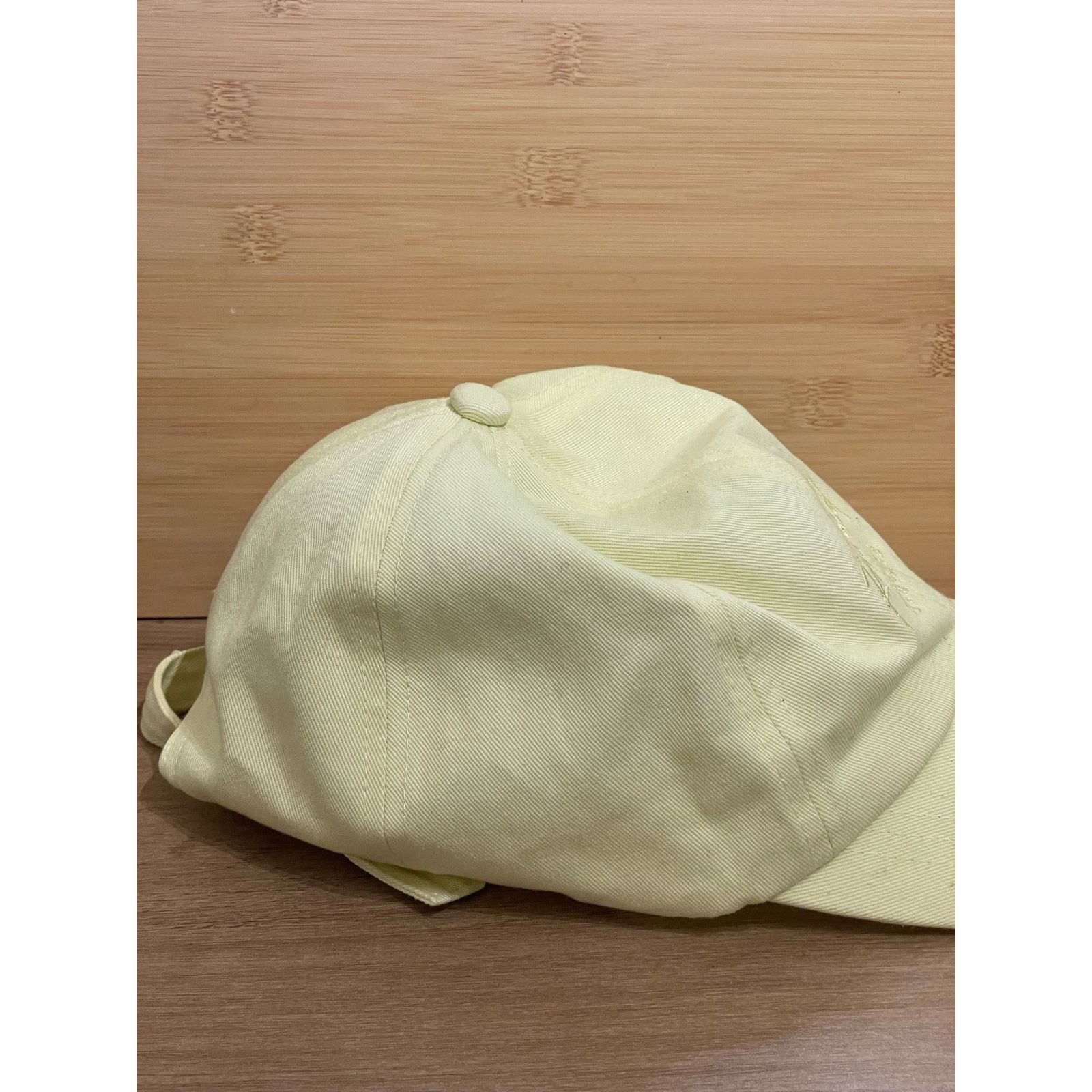 Asos asos reclaimed vintage script hat pastel yellow hat cap Size ONE SIZE - 2 Thumbnail