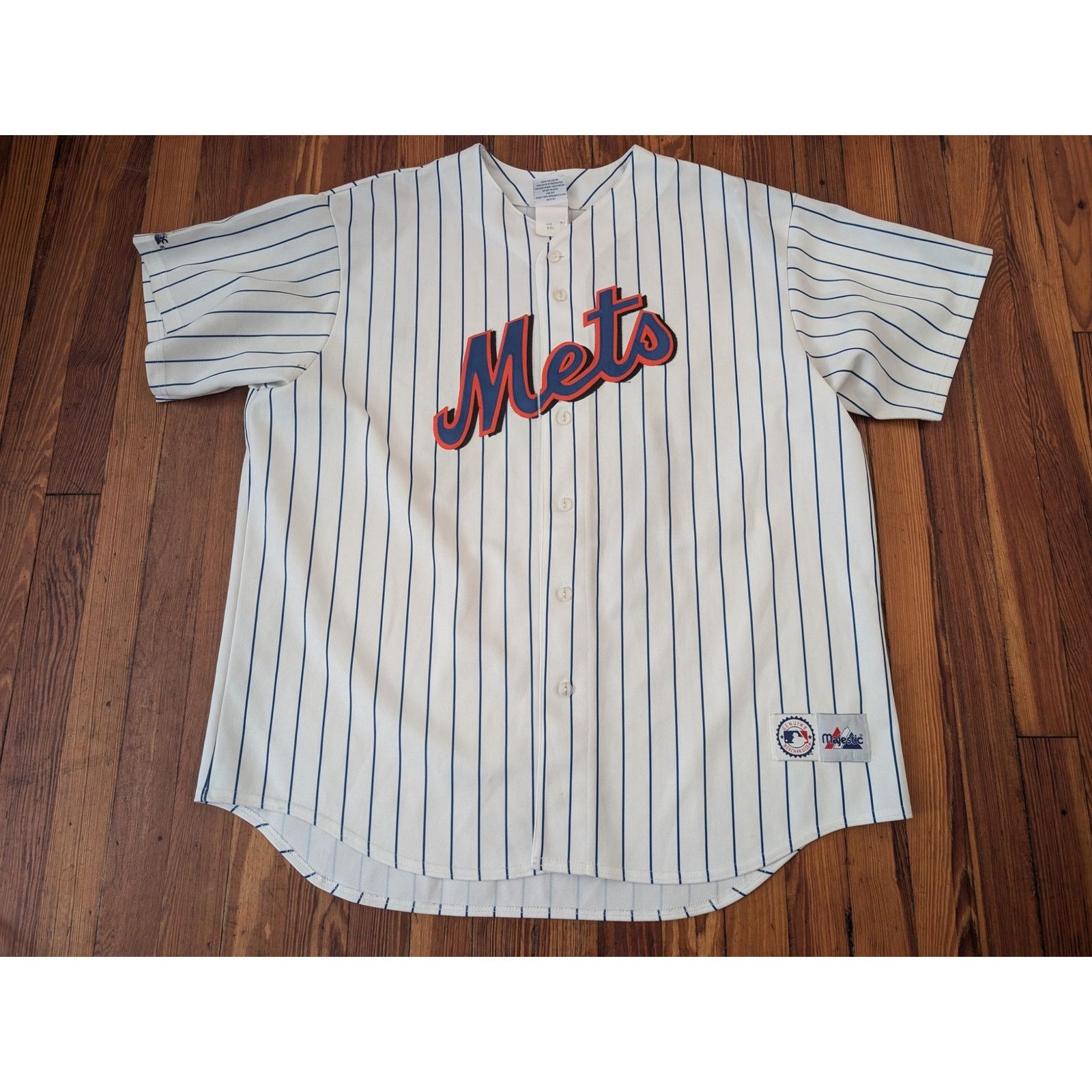 Majestic Majestic Made in USA NY Mets Made in USA Size 2XL Jersey Size US XXL / EU 58 / 5 - 1 Thumbnail